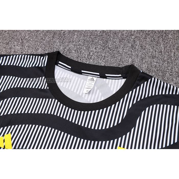 Tuta da Track del Juventus Manga Corta 2023 Nero - Pantalon Corto